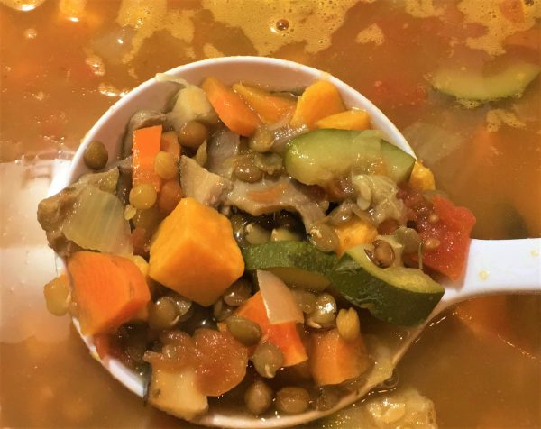 soupe-repas aux lentilles